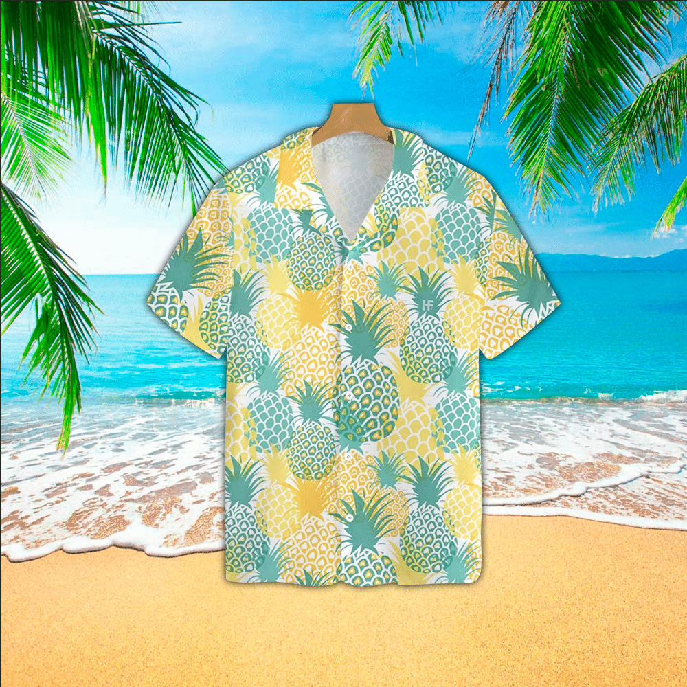 Pineapple Hawaiian Shirt Perfect Pineapple Clothing Shirt for Men and Women