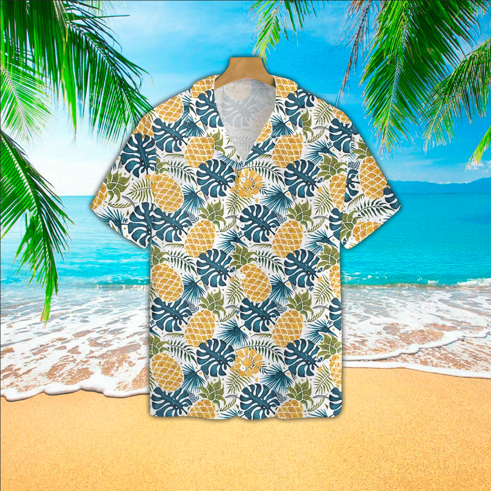 Pineapple Hawaiian Shirt Perfect Pineapple Clothing Shirt for Men and Women