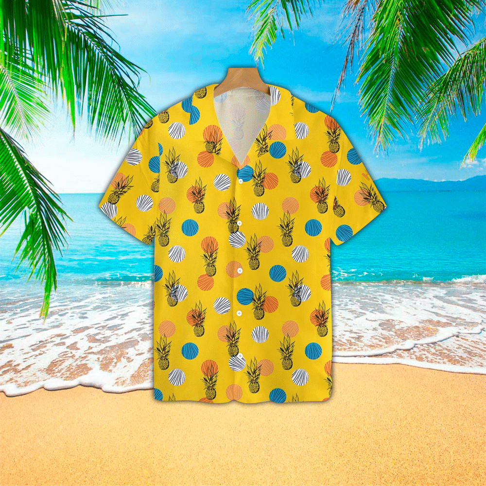 Pineapple Hawaiian Shirt Perfect Pineapple Clothing Shirt for Men and Women