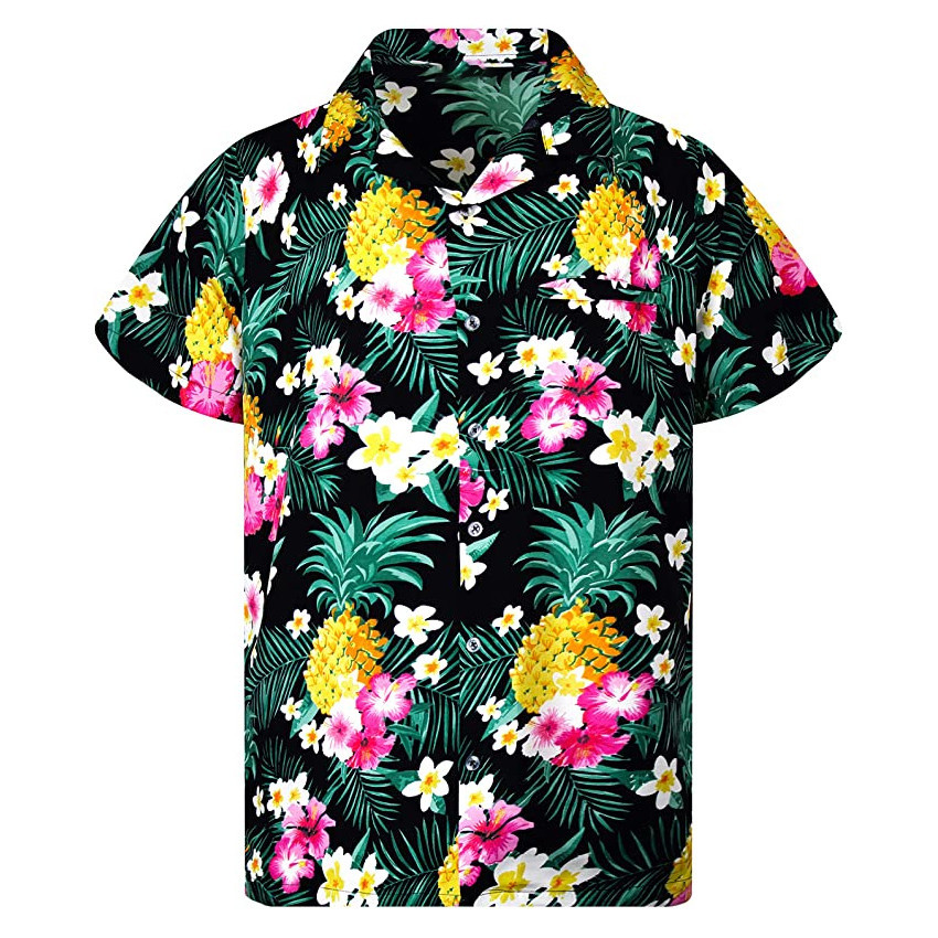 Pineapple Hawaiian Shirt Pineapple Lover Gift Idea Shirt for Men and Women