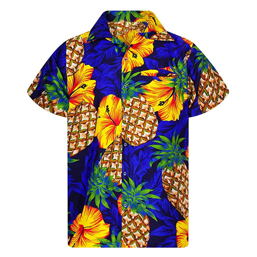 Pineapple Hawaiian Shirt Pineapple Lover Gifts Shirt for Men and Women