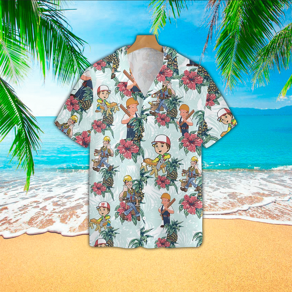 Pineapple Mens Hawaiian Shirt Pineapple Button Up Shirt for Men and Women