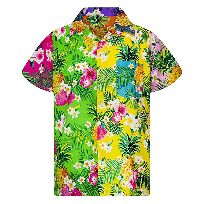 Pineapple Shirt Pineapple Hawaiian Shirt for Men and Women