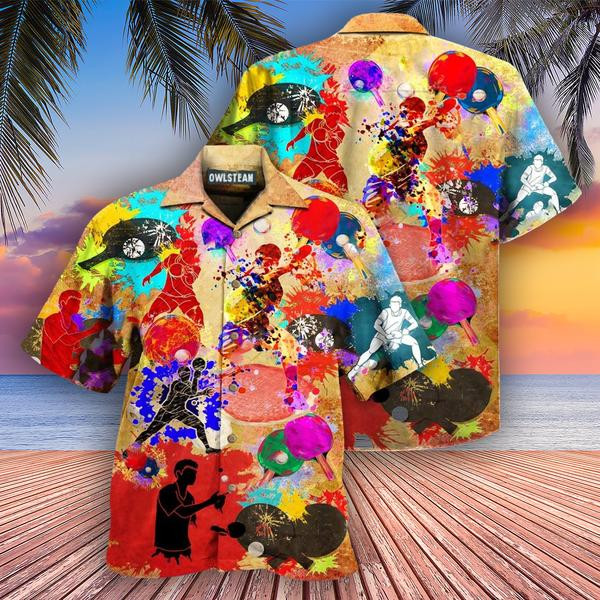 Ping Pong Life Is Ping Pong Edition - Hawaiian Shirt - Hawaiian Shirt For Men