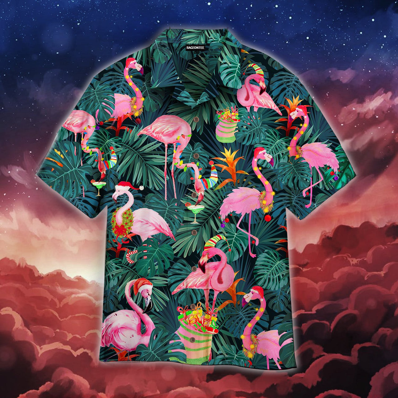 Pink Flamingo Hawaiian Shirt Tropical Tropical Hawaiian Shirt For Men Women