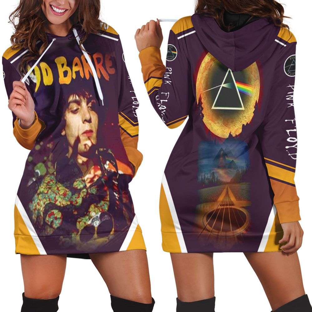 Pink Floyd Syd Barrett Hoodie Dress Sweater Dress Sweatshirt Dress