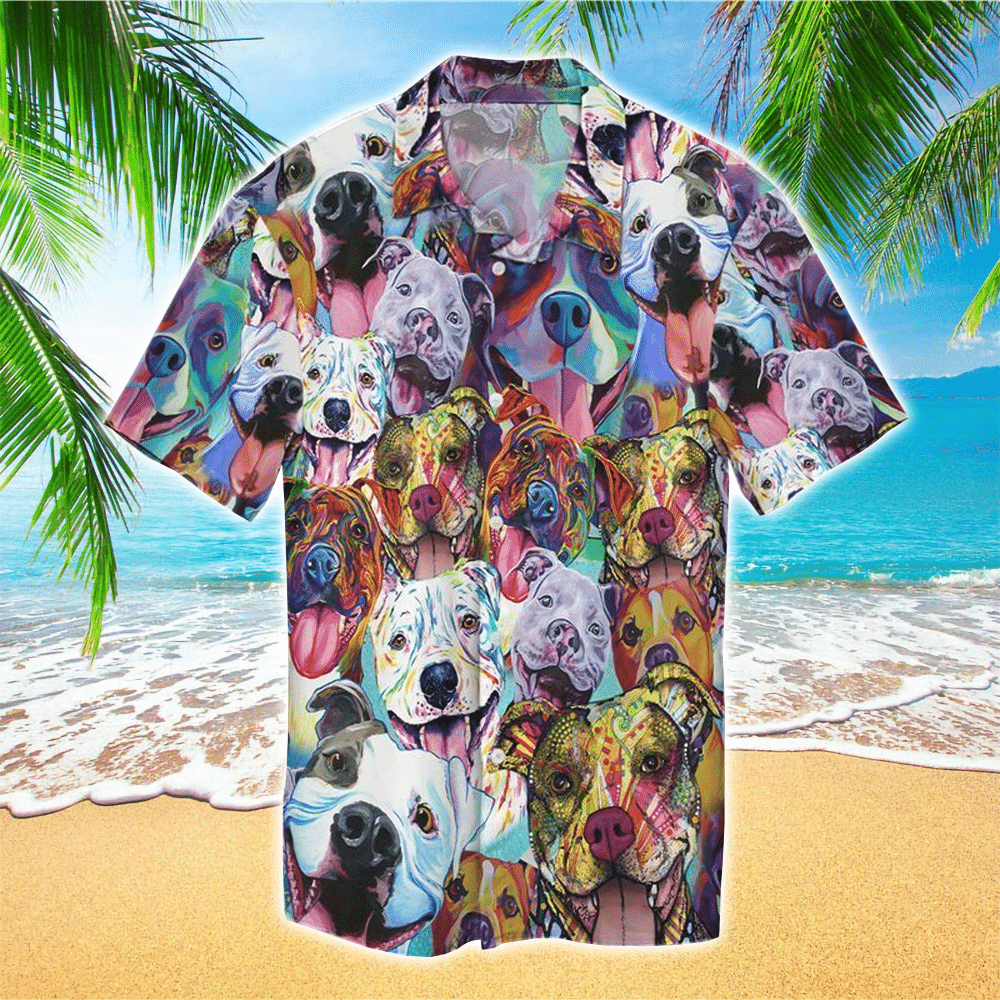 Pitbull Hawaiian Shirt for Men and Women