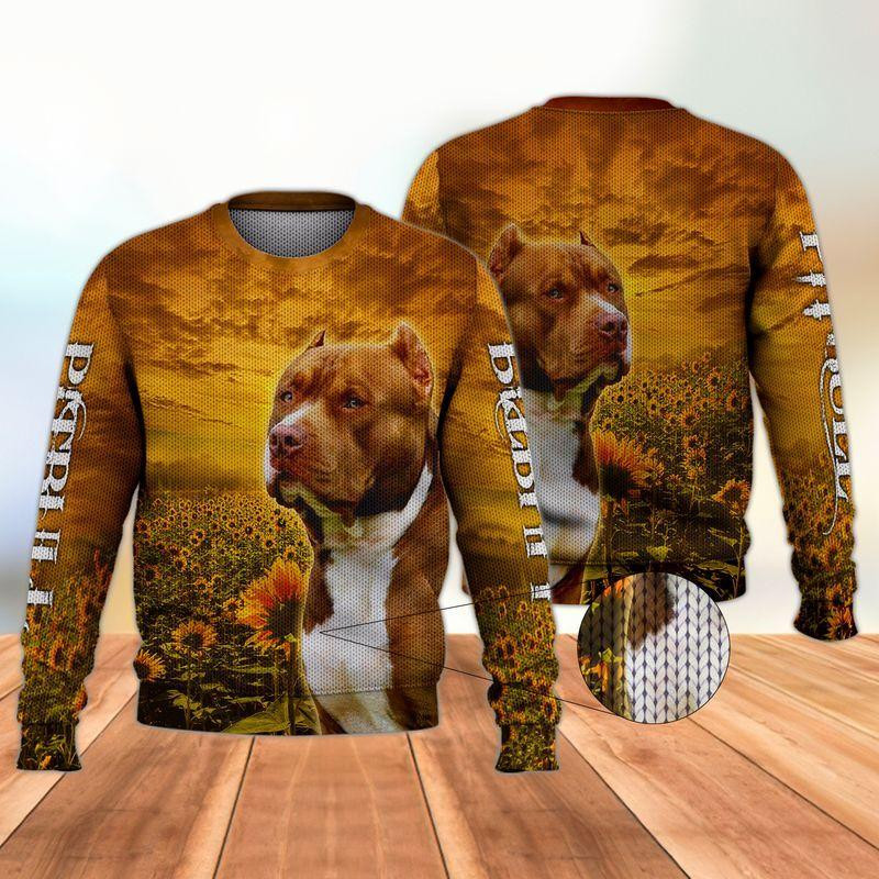 Pitbull Ugly Christmas Sweater Ugly Sweater For Men Women