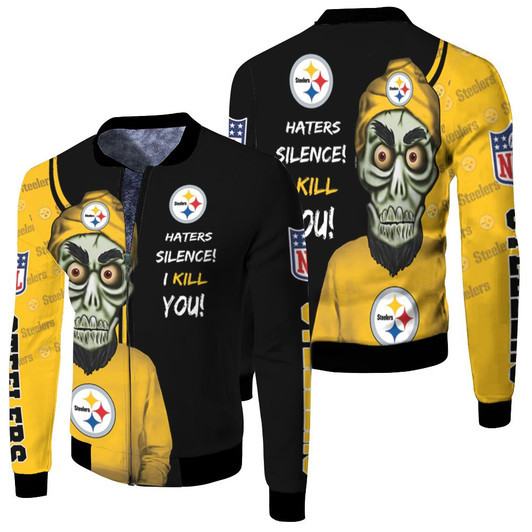 Pittburgh Steelers Haters Silence Fleece Bomber Jacket