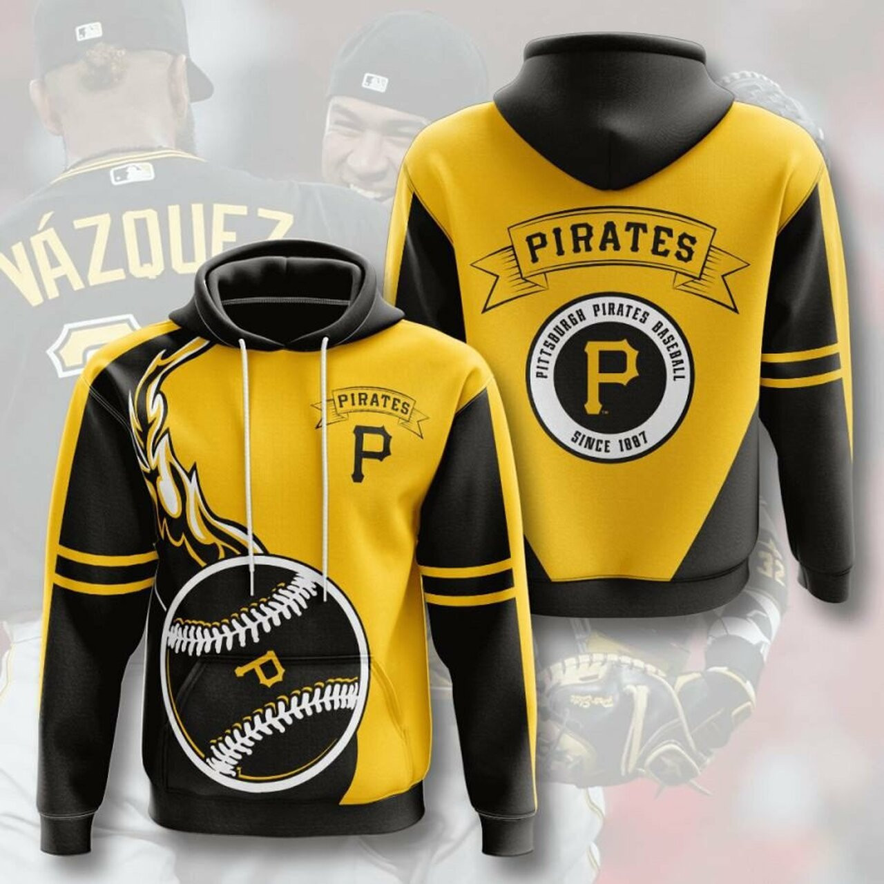 Pittsburgh Pirates 3d All Over Print Hoodie