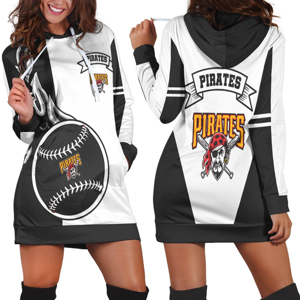 Pittsburgh Pirates 3d Hoodie Dress Sweater Dress Sweatshirt Dress