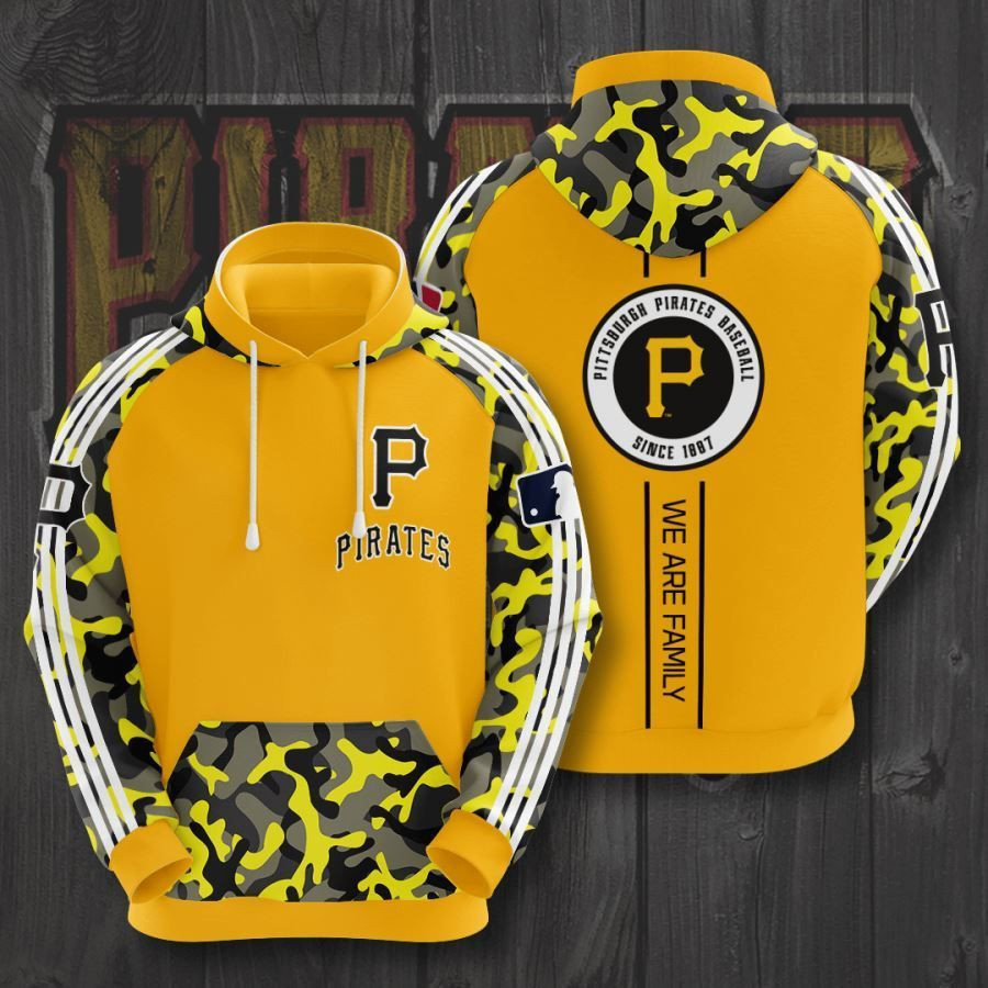 Pittsburgh Pirates No1634 Custom Hoodie 3D All Over Print