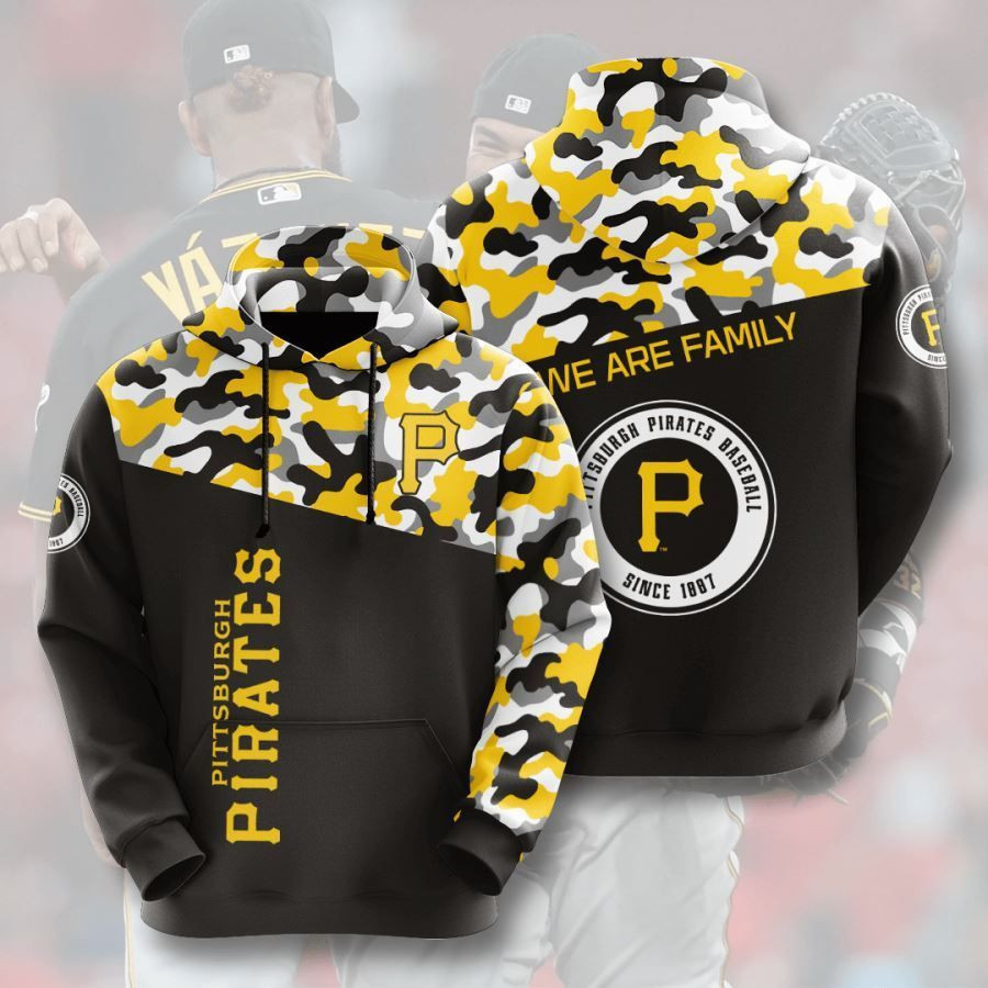 Pittsburgh Pirates No1642 Custom Hoodie 3D All Over Print