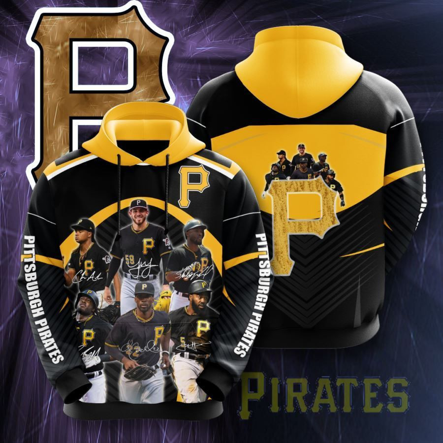 Pittsburgh Pirates No1645 Custom Hoodie 3D All Over Print