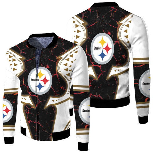 Pittsburgh Steelers Aquaman For Steelers Fan Fleece Bomber Jacket