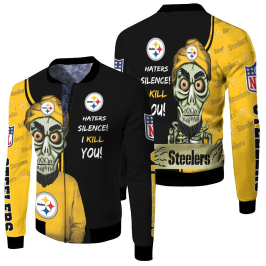 Pittsburgh Steelers Haters Silence Fleece Bomber Jacket