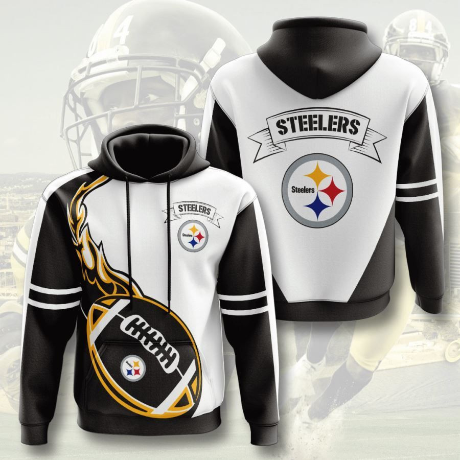 Pittsburgh Steelers No1653 Custom Hoodie 3D All Over Print