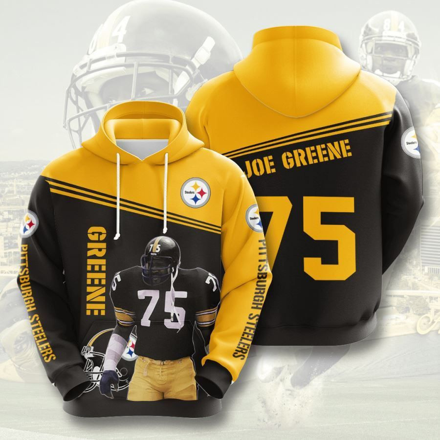 Pittsburgh Steelers No1655 Custom Hoodie 3D All Over Print