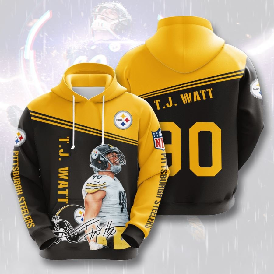 Pittsburgh Steelers No1658 Custom Hoodie 3D