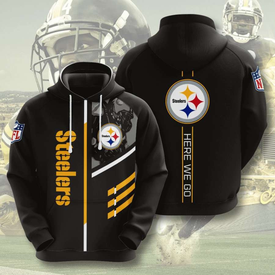 Pittsburgh Steelers No1661 Custom Hoodie 3D