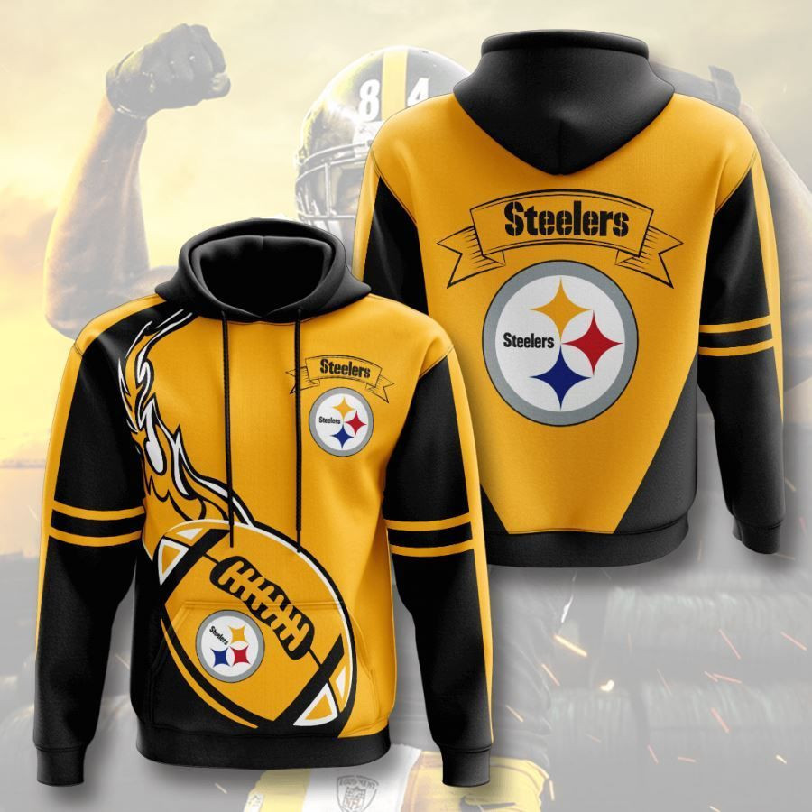 Pittsburgh Steelers No1664 Custom Hoodie 3D All Over Print