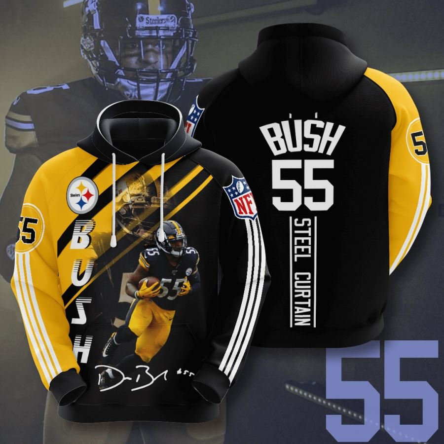 Pittsburgh Steelers No1667 Custom Hoodie 3D