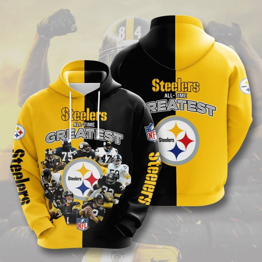 Pittsburgh Steelers No1668 Custom Hoodie 3D All Over Print