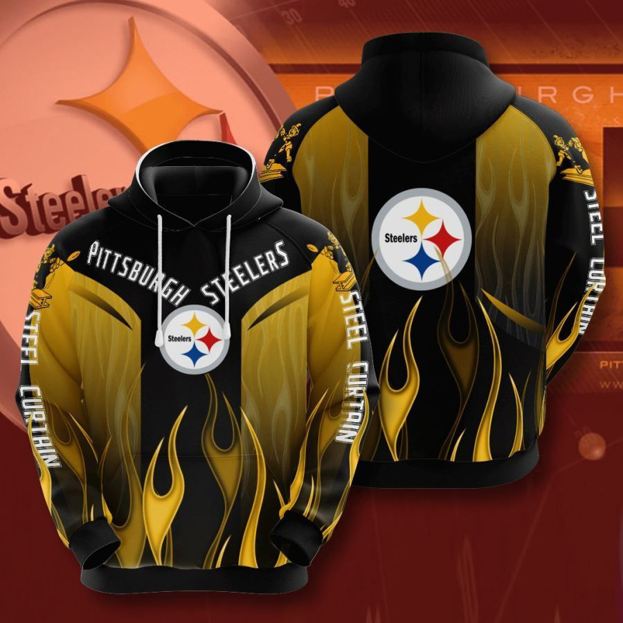 Pittsburgh Steelers No1669 Custom Hoodie 3D All Over Print