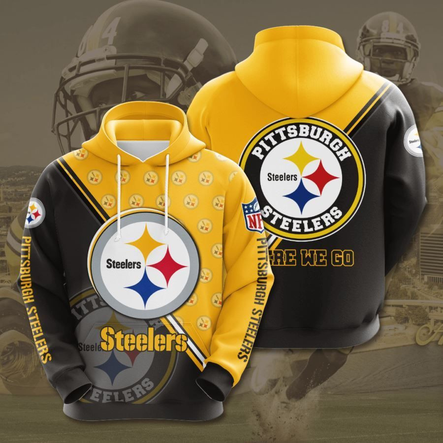 Pittsburgh Steelers No1671 Custom Hoodie 3D All Over Print