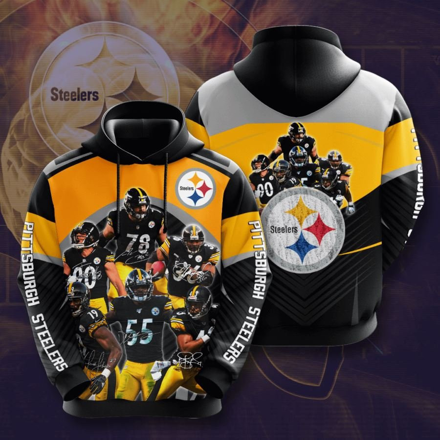 Pittsburgh Steelers No1672 Custom Hoodie 3D