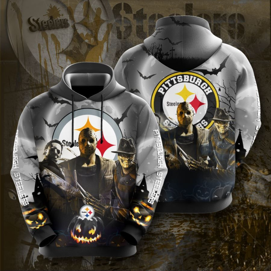 Pittsburgh Steelers No1675 Custom Hoodie 3D All Over Print