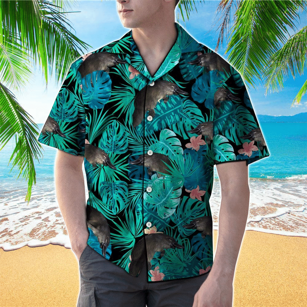 Platypus Shirt Hawaiian Shirt For Platypus Lovers Shirt for Men and Women