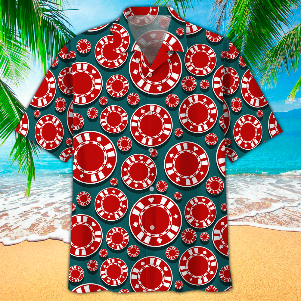 Poker Aloha Shirt Hawaiian Shirt For Poker Lovers Shirt For Men and Women