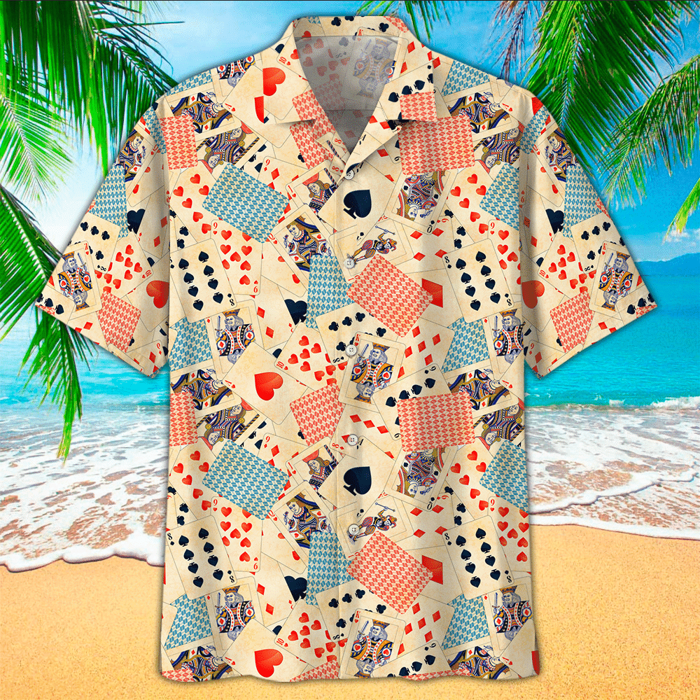 Poker Aloha Shirt Hawaiian Shirt For Poker Lovers Shirt For Men and Women