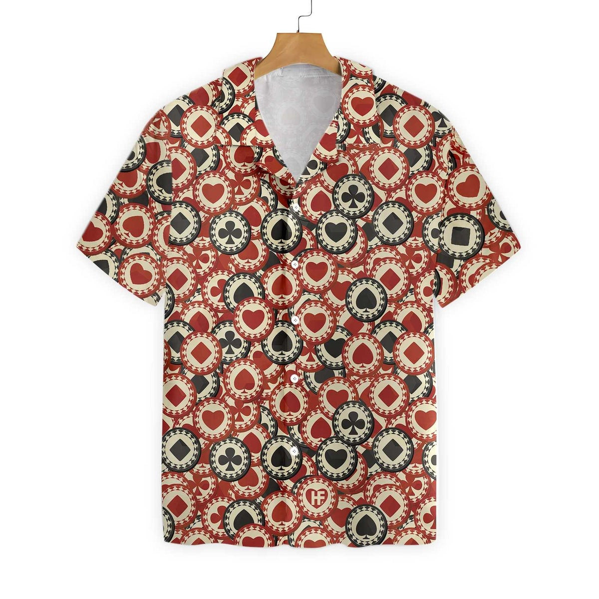 Poker Chip Casino Hawaiian Shirt