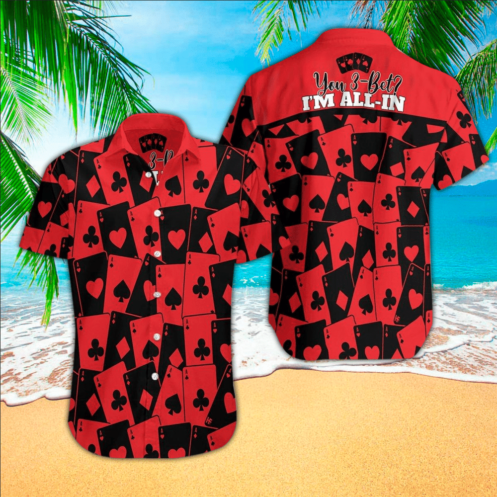 Poker Hawaiian Shirt Perfect Poker Terrier Clothing Shirt For Men and Women