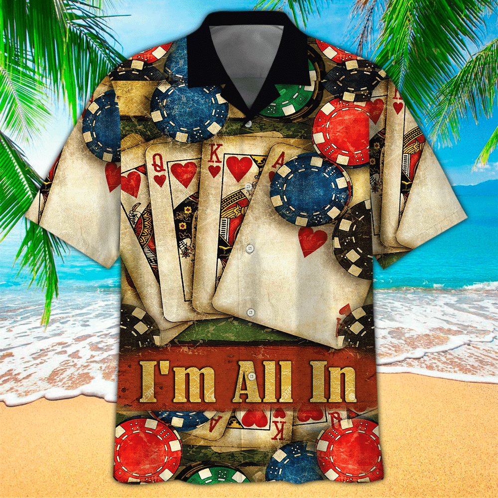 Poker Hawaiian Shirt Perfect Poker Terrier Clothing Shirt For Men and Women