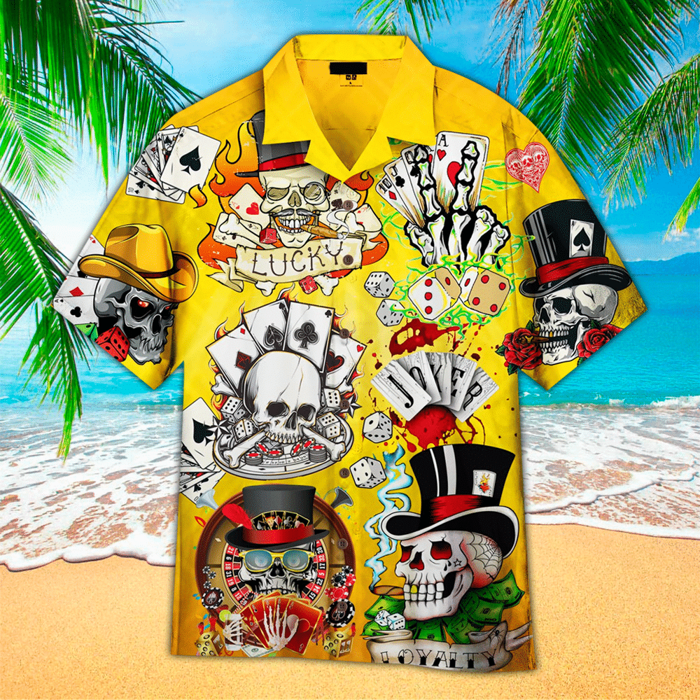 Poker Hawaiian Shirt Poker Lover Gifts Shirt For Men and Women