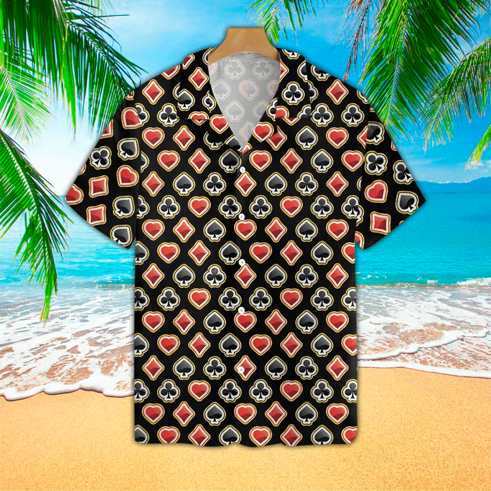 Poker Hawaiian Shirt Poker Lover Gifts Shirt For Men and Women