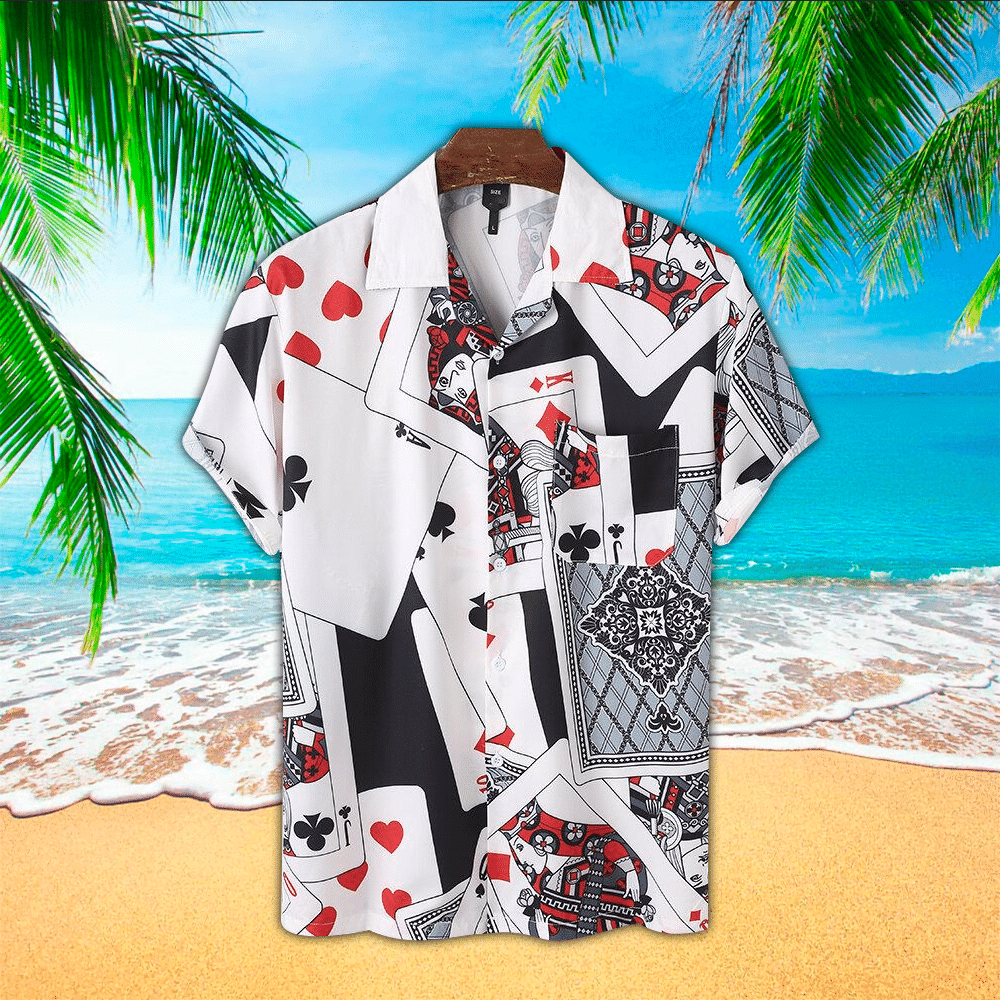 Poker Hawaiian Shirt Poker Lover Gifts Shirt For Men and Women