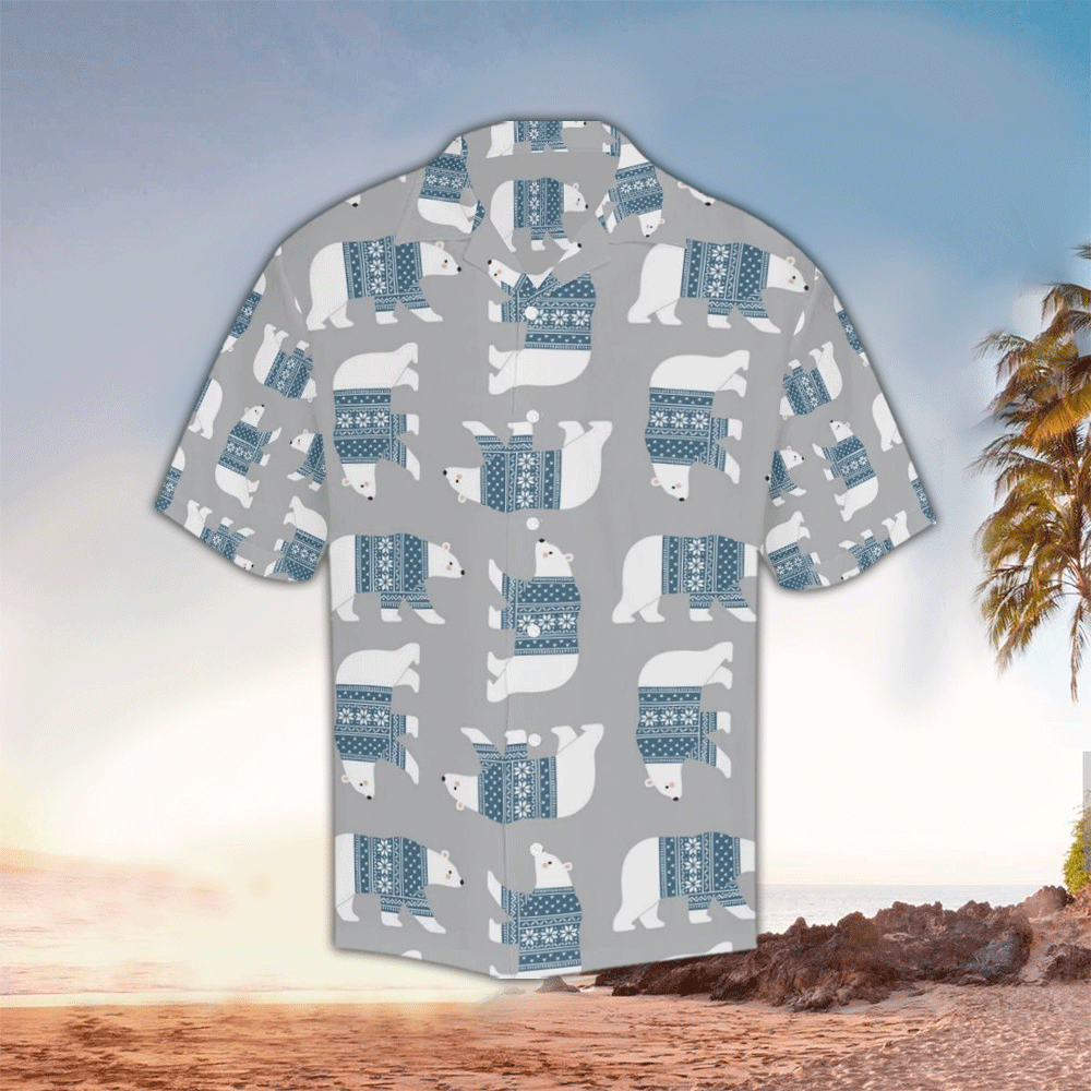 Polar Bear Shirt Polar Bear Hawaiian Shirt For Polar Bear Lovers Shirt for Men and Women