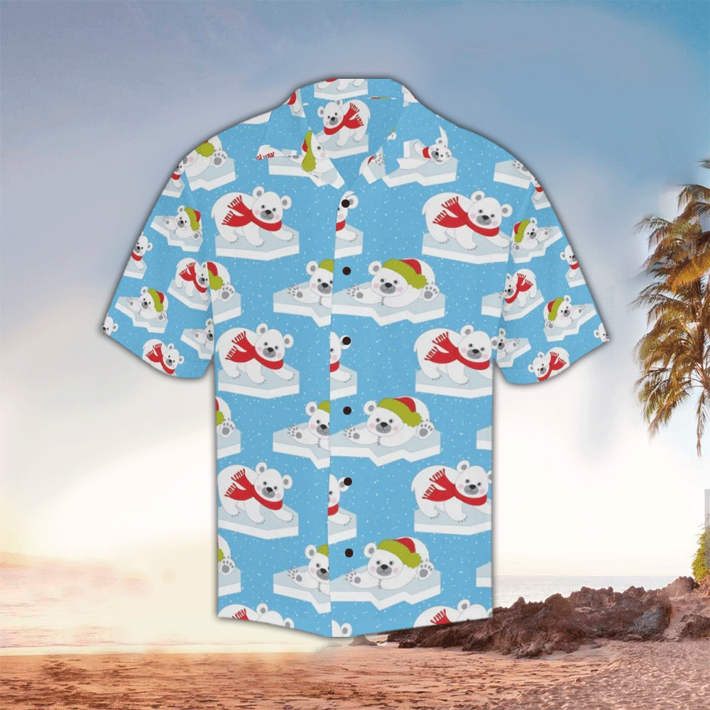 Polar Bear Shirt Polar Bear Hawaiian Shirt For Polar Bear Lovers Shirt for Men and Women