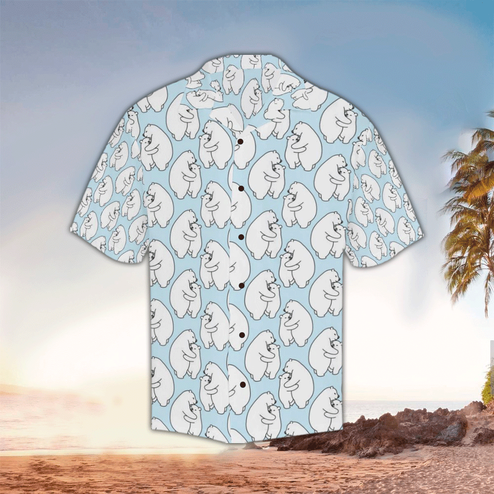 Polar Bear Shirt Polar Bear Hawaiian Shirt For Polar Bear Lovers Shirt for Men and Women