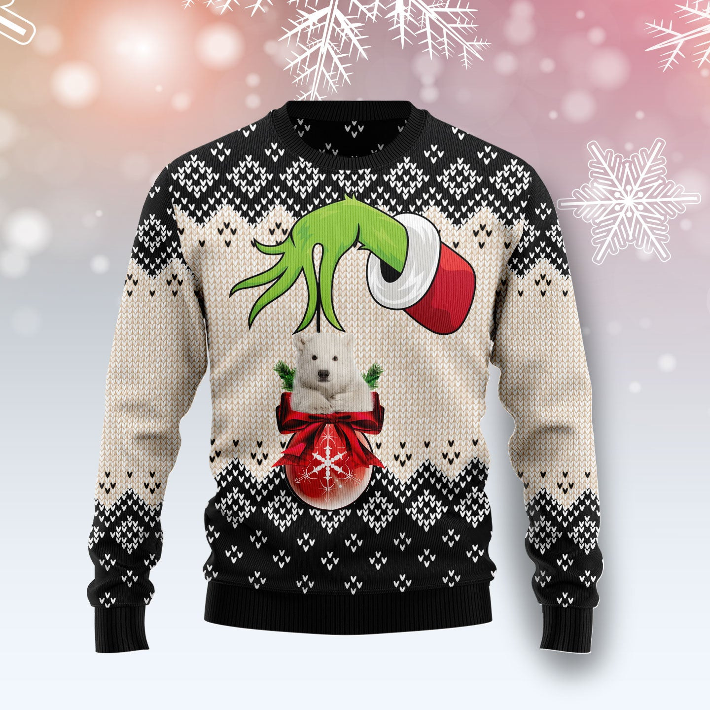 Polar Bear Xmas Ball Ugly Christmas Sweater