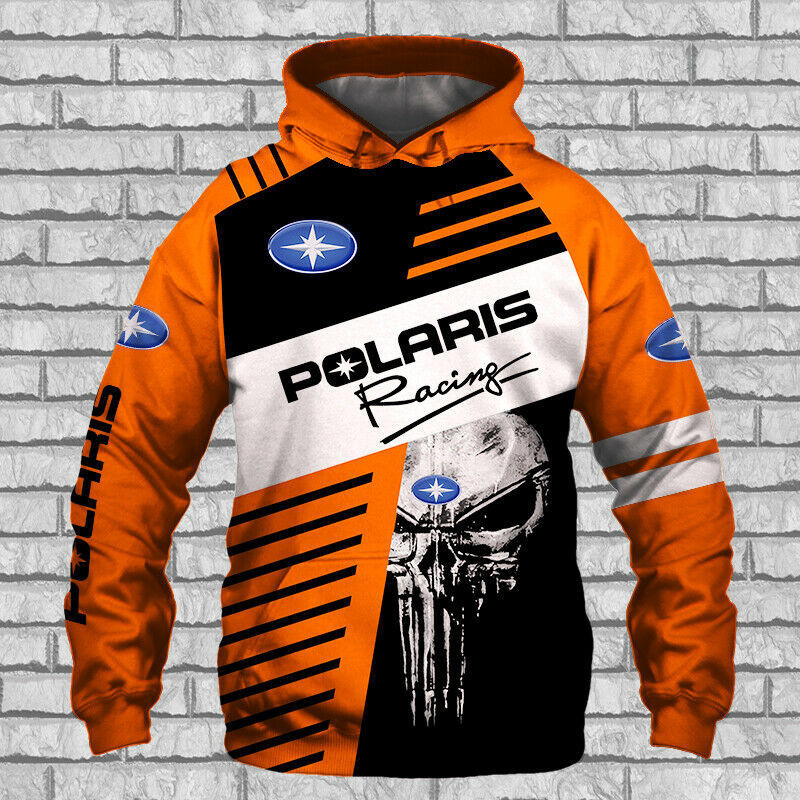 Polaris Inc Racing Skull Hoodie