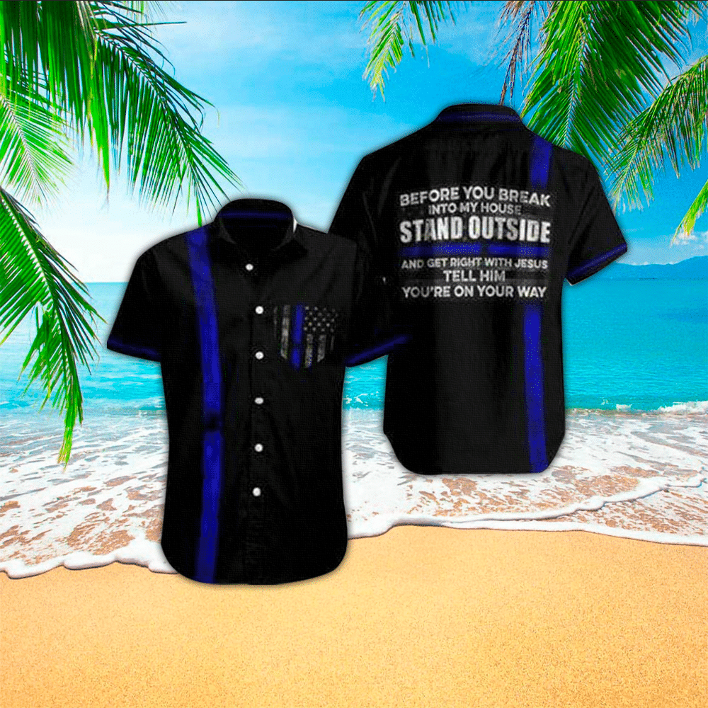 Police Hawaiian Shirt For Men Police Gifts Idea Summer Aloha Shirt