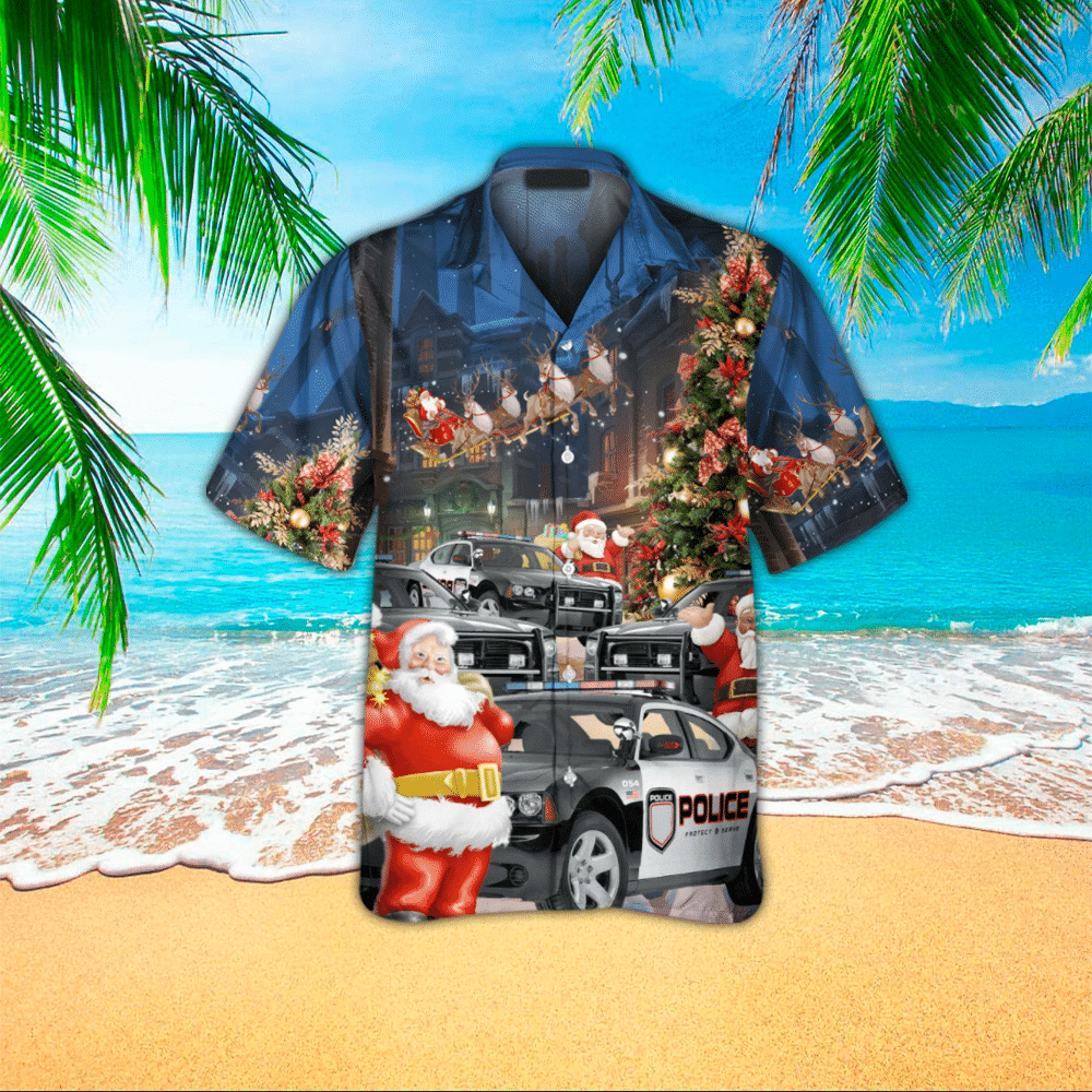 Police Shirt Police Hawaiian Shirt For Police Summer Aloha Shirt