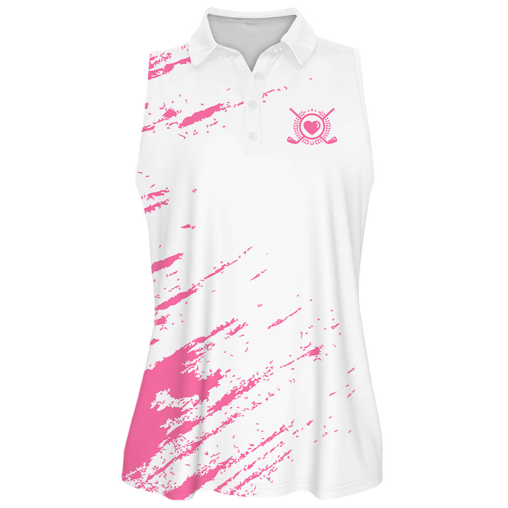 Polo Shirt Golf We're More Than Just Golf Friends We're Like A Small Gang Pink Polo Shirt Golf Shirt For Womens