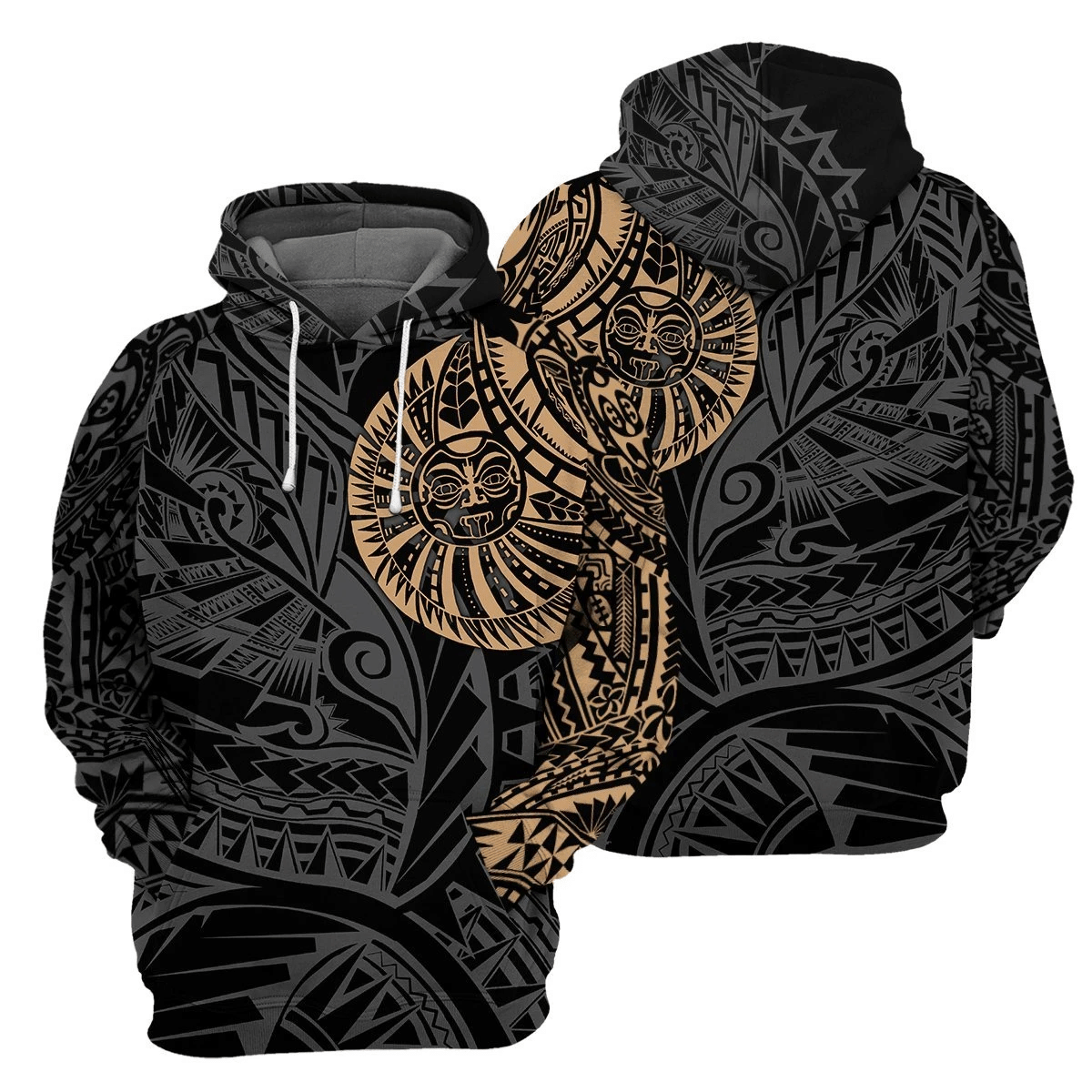 Polynesian 3D All Over Print | Hoodie | For Men & Women | Fu