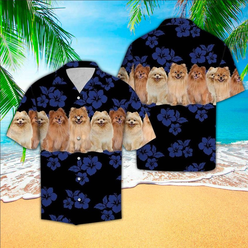 Pomeranian Aloha Shirt Perfect Hawaiian Shirt For Pomeranian Lover Shirt For Men and Women